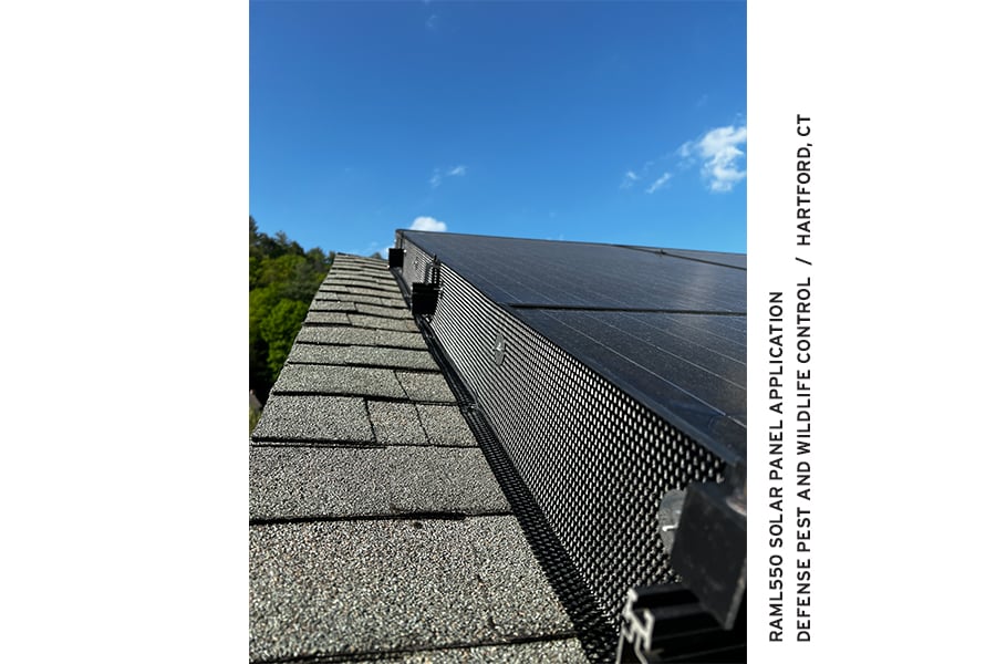 RAML550 Solar Panel Installation Image by Defense Pest and Wildlife Control